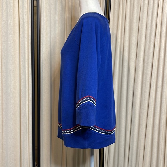 ❗️MOVING SALE❗️LUCKY BRAND- LUCKY LOTUS CALIFORNIA SOFTEST KNITWEAR PULLOVER M - Picture 8 of 9